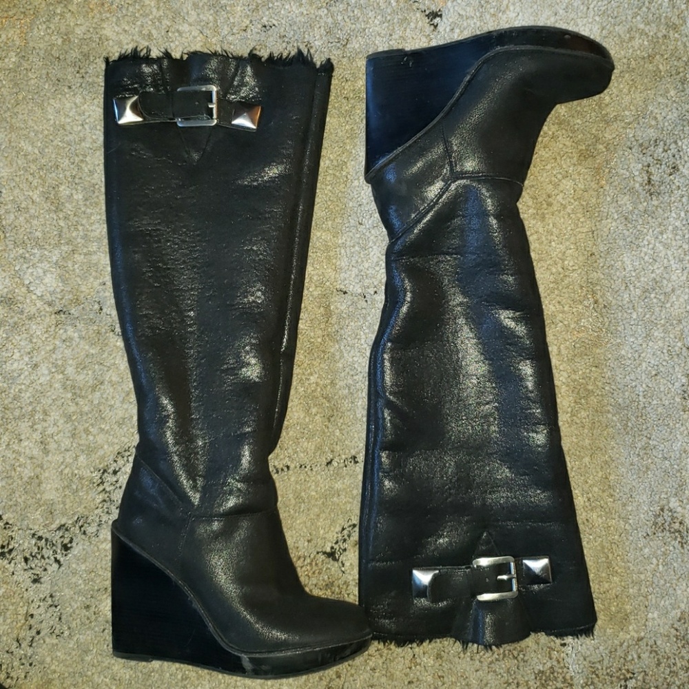 Michael kors suede boots